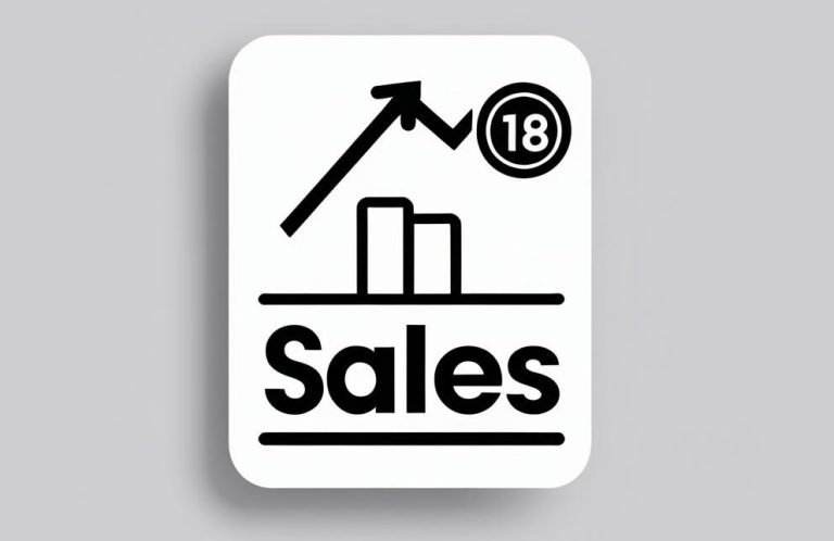 Symbol eines Hauses mit Sales-Schild – visualisiert strukturiertes Vertriebsverständnis und Potenzialbewertung.